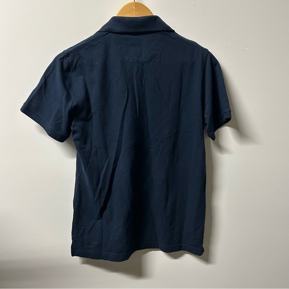 Wells Fargo Navy Blue Quarter Buttoned Pullover Shirt- Medium - Picture 4 of 4